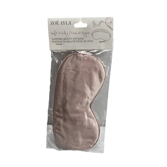 Pink Satan Silk Sleeping Mask Night Eye Cover for bedtime, Travel Brand New! - Picture 1 of 8